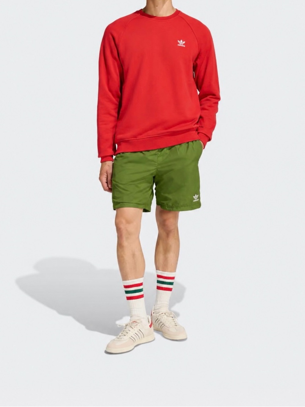 Adidas Originals [XXL] Trefoil Essential Woven Shorts - Olive Green KA0674